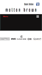Mobile Screenshot of moltonbrownsalon.co.nz